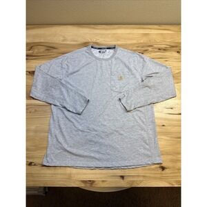 Carhartt 106656 Men's Force Relaxed Fit Long Sleeve Pocket T-Shirt Size Large